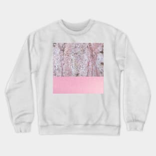 Deep violet marble rose gold Crewneck Sweatshirt